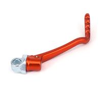 JFG RACING Levier de Kick de Moto,Levier de Kick de Moto Levier de démarrage en Alliage d'aluminium Haute résistance pour 125 150 200 SX EX XC XCW 2012-2016 TC125 TE125 2014-2015-Orange