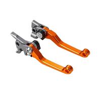 JFG RACING Levier Frein Embrayable Moto pour 250 300 350 400 450 500 505 525 530 SX SXF XC XCF XCFW EXC XCW EXCF XCFW SMR XCRW CR125/250 WR125/250/300/360-Orange