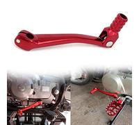 JFG RACING Levier Moto,Levier de Vitesse Pliable Aluminium CNC-Rouge