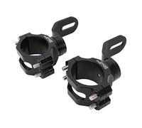 JFG RACING Lot de 2 supports de fixation pour drapeau UTV pour barre roulante de 4,5 cm à 5,3 cm Can Am Maverick X3 Commander pour RZR Talon 1000