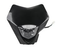 JFG RACING Phare Avant de Moto,Plaque Phare LED Moto pour EC250 EC300 EC350 2019 2020 2021 2022 2023-Noir