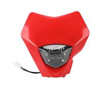 JFG RACING Phare Avant de Moto,Plaque Phare LED Moto pour EC250 EC300 EC350 2019 2020 2021 2022 2023-Rouge