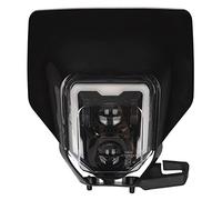JFG RACING Plaque Phare Moto,Phare Avant Moto Masque de Carénage pour FE250 FE350 FE450 FE501 FE501S TE250i TE300i 2017-2022 Pit Dirt Bike Enduro Motocross Supermoto-Noir