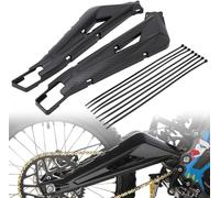 JFG RACING Protège Bras Oscillant Moto,Couvre Bras Oscillant Protection Cadre pour sur-Ron Light Bee S/X Dirt Bike Electrique-Imitation Fibre de Carbone