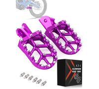 JFG RACING Repose-pieds pour moto tout-terrain Surron LBX/CRF150F CRF230F/KDX200, violet