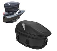 JFG RACING Sac à Queue de Moto,Sac de Siège en Cuir PU Multifonctionnel Selle à Moitié/Petit Rangement de Casque pour Moto Sportive Motocross Enduro