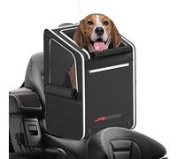 JFG Racing Sac de Transport pour Moto, 9 kg, Sac de Transport pour Chien/Chat, Sac à Dos Pliable Portable pour Chien Street Glide Road King Goldwing GL1800 ATV ADV avec siège de Tourisme Passager ou