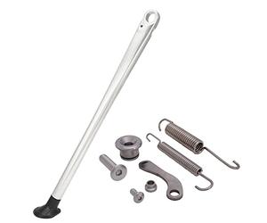 JFG RACING Support Bequille Laterale Moto,Bequille Laterale Réglable Support Roue Arrière pour XCF EXC EXC-F XC XC-W XC-F XCF-W FE FX Te-Argent