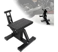 JFG RACING Support Moto Cross,Support Levage Moto Pont Elevateur Moto Hydraulique,Table de Levage Réglable en Hauteur Leve Moto Centrale pour Pitbike E-Bike Enduro Supermoto-Noir
