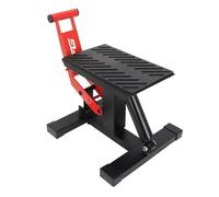 JFG RACING Support Moto Cross,Support Levage Moto Pont Elevateur Moto Hydraulique,Table de Levage Réglable en Hauteur Leve Moto Centrale pour Pitbike E-Bike Enduro Supermoto-Rouge