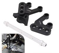 JFG RACING Supports de repose-pieds de moto + repose-pieds pour pédale de montage arrière Kit repose-pieds protecteur de talon pour Light Bee Sur Ron X/S