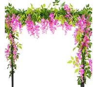 JFGCTYHXY Décorations Florales artificielles, 2PCs String Silk Flowers for Home Garden Wedding Decoration(Pink 2pcs)