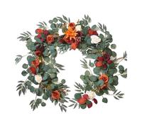 JFGCTYHXY Décorations Florales artificielles, Sweetheart Table Centerpieces for Backdrop Wedding Decoration(Burnt Orange)