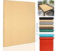 JFGCTYHXY Filet d'ombrage, Résistant aux intempéries et Durable, ce Filet d'ombrage est idéal for créer Une Protection Solaire extérieure Parfaite for Votre Porche ou Jardin(Cream Color,200x350cm)
