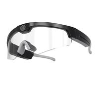 JFGCTYHXY Lunettes de Soleil, Lunettes de Soleil intelligentes HD avec Mini caméra, Coupe-Vent, Semi-Ouvertes, Haut-parleurs Bluetooth, for Le Sport en Plein air et Les appels, Verres Transparents