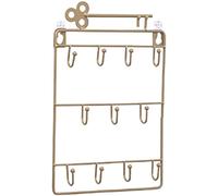 JFGCTYHXY Porte-Manteaux Mural, Support de Rangement en Fer forgé, Porte-clés Mural, décoration intérieure for Ranger Manteaux, Sacs, Chapeaux, Serviettes(Copper)