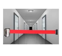 JFGCTYHXY Ruban de barrière rétractable, Support Mural 2/3/5/10 M, barrière rétractable en Option, Couleurs for contrôle des foules, de File d'attente, séparateur Ligne avec Accessoires(B,2M/6.5FT)