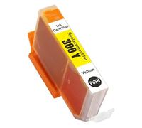 JFGIkLFD 1 Jeu de Cartouches d'encre compatibles PFI300 PFI-300 PFI 300 Compatible avec imprimante ImagePROGRAF PRO-300, 10 Options de Couleurs(Y)