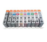 JFGIkLFD 10X Cartouches d'encre de Remplacement Compatible avec PGI-9 PGI9 Compatible avec imprimante Pro 9500