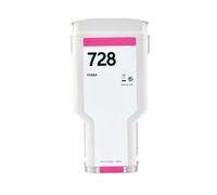 JFGIkLFD Cartouche d'encre Compatible Compatible avec 728 728XL, Encre complète F9J68A F9J67A F9J66A Compatible avec imprimante DesignJet T730 T830(300ML -Magenta)