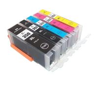 JFGIkLFD Cartouche d'encre Compatible Compatible avec BCI350 BCI351 Compatible avec imprimantes séries et séries MX(1 Set -5 Colors)