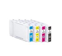 JFGIkLFD Cartouche d'encre Compatible Compatible avec imprimante T41F T41F5 T41F2 T41F3 T41F4 C13T41F540, Compatible avec SureColor SC-T3400 SC-T5400(One Set 4 Colors)
