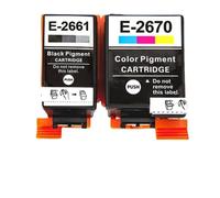 JFGIkLFD Cartouche d'encre Compatible Compatible avec T2661 T2670 2661 2670 T266 266 T267, Compatible avec imprimante Workforce WF100W WF110W(1Black 1Color)