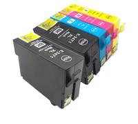 JFGIkLFD -Cartouche d'encre Compatible de qualité Compatible avec T3471 T3472 T3473 T3474 Compatible avec Workforce Pro WF-3720DWF WF-3725DWF(1 Set Plus 1 BK)