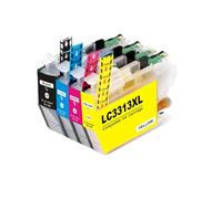 JFGIkLFD Cartouche d'encre Compatible LC3311 LC3313 Compatible avec imprimantes DCP-J772DW MFC-J491DW MFC-J890DW(1 Set (4PCS))