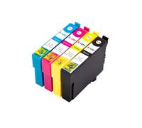 JFGIkLFD Cartouche d'encre Compatible T1281 T1284 T1285 Compatible avec Stylet S22 SX125 SX130 SX230 SX235W SX420W SX425W SX430W SX435W(One Set 4 Colors)