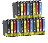 JFGIkLFD Cartouche d'encre Compatible T502 502XL E-502XL Compatible avec Expression Home WF-2860DWF WF-2865DWF XP-5100 XP-5105(5SET)