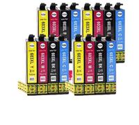 JFGIkLFD Cartouche d'encre Compatible T603 T603XL E-603XL, Compatible avec Main d'œuvre WF-2810DWF WF-2830DWF WF-2835DWF WF-2850DWF(4SET)