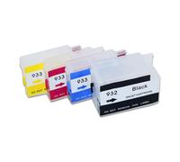 JFGIkLFD Cartouche d'encre de Recharge Compatible 932XL 933XL, avec Puce Arc, Compatible avec imprimante Officejet 7612 7512 7510 6100 7610 7110 6700 6600e
