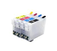 JFGIkLFD Cartouche d'encre de Recharge Vide 222 222XL, Ensemble de 4 Couleurs, Compatible avec imprimante XP5200 WF2960 avec Puce