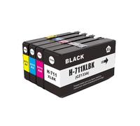 JFGIkLFD Cartouche d'encre de Remplacement Compatible 711XL 711, Pleine d'encre Compatible avec imprimante DesignJet T120 T520(1SET)