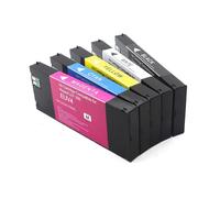 JFGIkLFD Cartouche d'encre écologique 220ML, Compatible avec Roland LEF-20 LEF-10 LEF-12 LEF-300 LEC-330 LEC-300 LEC540 EUV EUV2 EUV3 EUV4 EUV5(5PCS(BK C M Y WT))