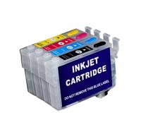JFGIkLFD Cartouche d'encre Rechargeable Compatible avec 34 34XL 702 702XL Compatible avec imprimantes WF-3720 WF-3725 WF-3730 WF-3733 sans Puce(Cartridge NO Chip)