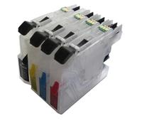 JFGIkLFD Cartouche d'encre Rechargeable Compatible avec LC111 Compatible avec MFC-J720D DW MFC-J820DN DW MFC-J870N MFC-J890DN DW MFC-J980DN DW MFC-J727D DW