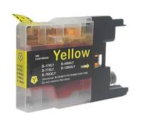 JFGIkLFD Cartouches d'encre compatibles LC12 LC17 LC40 LC71 LC73 LC75 LC400 LC1220 LC1240 LC1280 Compatible avec MFC-J6910CDW J6710CDW J840N J280W(Y 1PC)