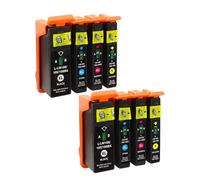 JFGIkLFD Cartouches d'encre compatibles LM100 LM100XL LM108 LM105 Compatible avec imprimantes S301 S302 S305 S405 S409 S505 S605 S308 S408 S508 S608 815(LM100 105 108 2set)