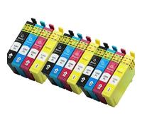 JFGIkLFD Cartouches d'encre de Remplacement compatibles T1295, Multipack, Compatible avec T1291, T1292, T1293, T1294, Compatible avec imprimantes SX435W SX235W WF3520 WF3540(3SET)