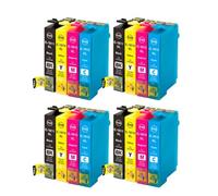 JFGIkLFD Cartouches d'encre de Remplacement compatibles T1811 T1812 T1813 T1814, Compatible avec XP215 XP 312 XP 412 XP 415 XP 202 XP102 XP 302 XP405 XP205(4SET)