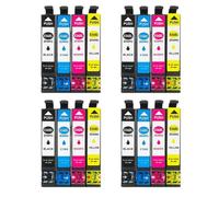 JFGIkLFD Jeu de Cartouches d'encre compatibles, Compatible avec T36XL T3691 T3692 T3694, Compatible avec Workforce WE-3720 Expression Home XP-235A XP-332A(4SET)
