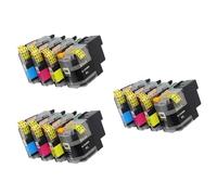 JFGIkLFD Jeu de Cartouches d'encre compatibles LC225 LC229 225XL Compatible avec imprimante MFC-J5320DW 5620DW 5720DW 5625DW J4420DW J4620 J4625DW DCP-4120DW(3 Set)