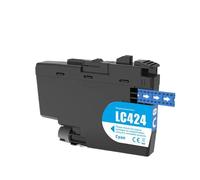 JFGIkLFD Jeu de Cartouches d'encre compatibles LC424 LC424BK LC424C LC424M LC424Y Compatible avec imprimante à Jet d'encre DCP-J1200W DCP-J1200WE(1PCS-Cyan)