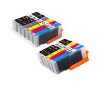 JFGIkLFD Jeu de Cartouches d'encre compatibles PGI-580 CLI-581 580XXL 581XXL, Compatible avec TS6150 TS6151 TS6250 TS6251 TS6350 TS6351 TS8150 TR7550, Cinq ou Six Couleurs(3 Set 15PC)