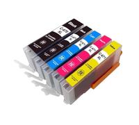 JFGIkLFD Jeu de Cartouches d'encre compatibles PGI-670XL CLI-671XL, Compatible avec MG5760 MG5765 MG5766 MG6860 MG6865 MG7760 MG7765 MG7766, 1/2/3/4 Paquets(5COLOR 1SET)