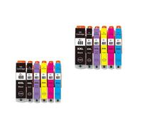 JFGIkLFD Jeu de Cartouches d'encre compatibles PGI480 CLI481 PGI480XL CLI481 Compatible avec imprimantes TS8140 TR7540 TR8540 TS6140 TS9140(2 Sets(12PCS))