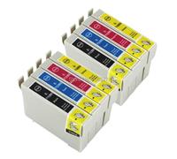 JFGIkLFD Jeu de Cartouches d'encre compatibles T0711 T0712 T0713 T0714 Compatible avec imprimantes de Bureau modèles B40W BX300F BX310FN Stylus D78 D92 D120 DX4000 SX209 DX4450 SX115 S21(2PCS- Cyan)