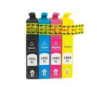 JFGIkLFD Jeu de Cartouches d'encre compatibles T1661 T1662 T1663 T1664 Compatible avec ME-10 101 ME-10 ME-101